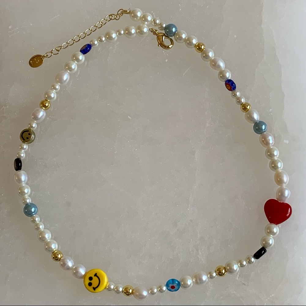 18k Gold Plated Pearl Necklace